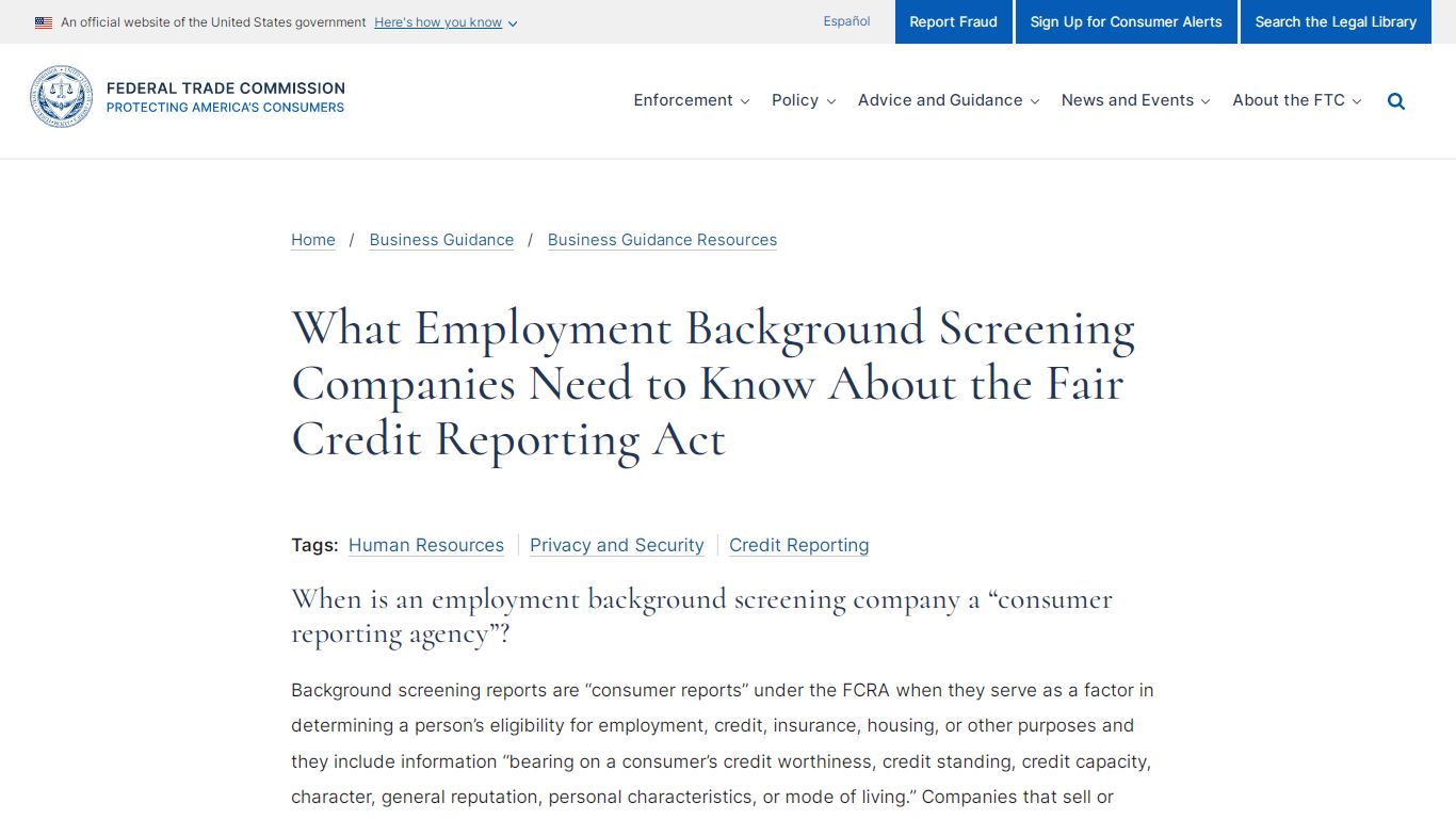 What Employment Background Screening Companies Need to Know About the ...